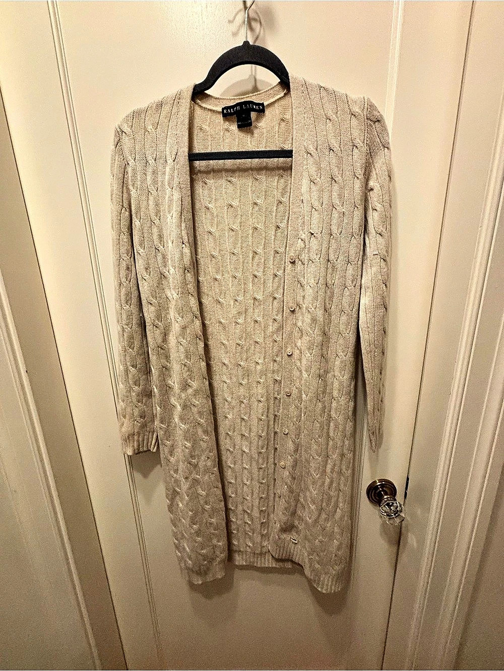 Ralph Lauren Cashmere Cable Knit Cardigan